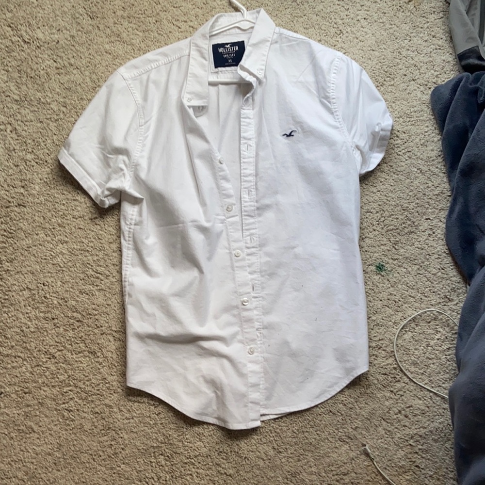XS Hollister Button down stretch